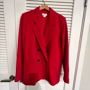 Maeve Double-Breasted Boyfriend Blazer